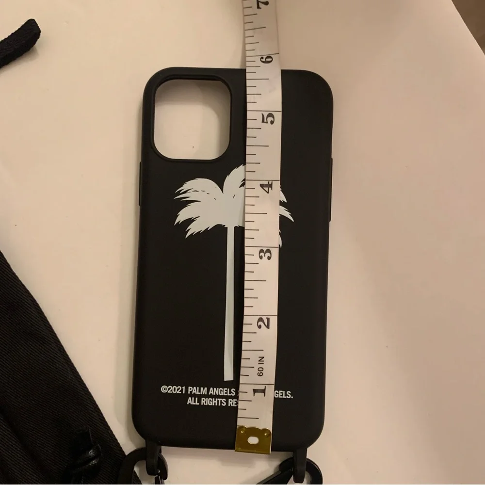 Palm Angels iPhone 12 Logo Lanyard Phone Case